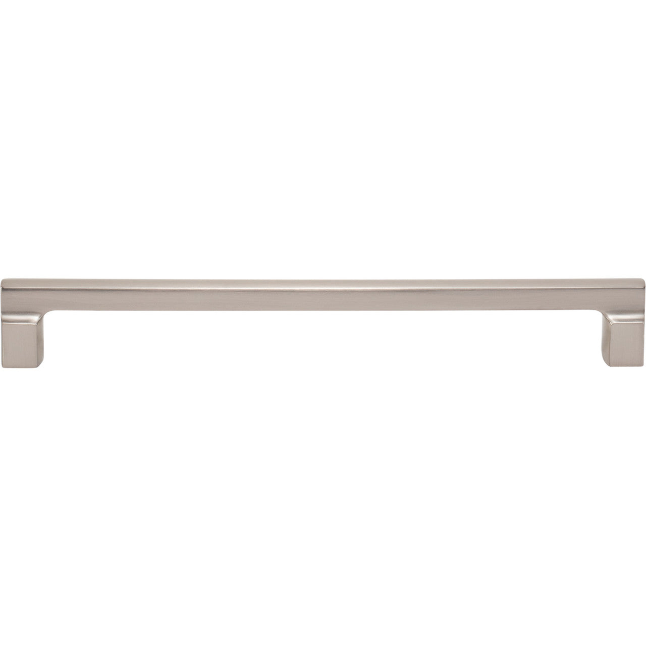 Atlas A526-BRN: 224mm cc Reeves Square Bar Cabinet Pull - Brushed Nickel