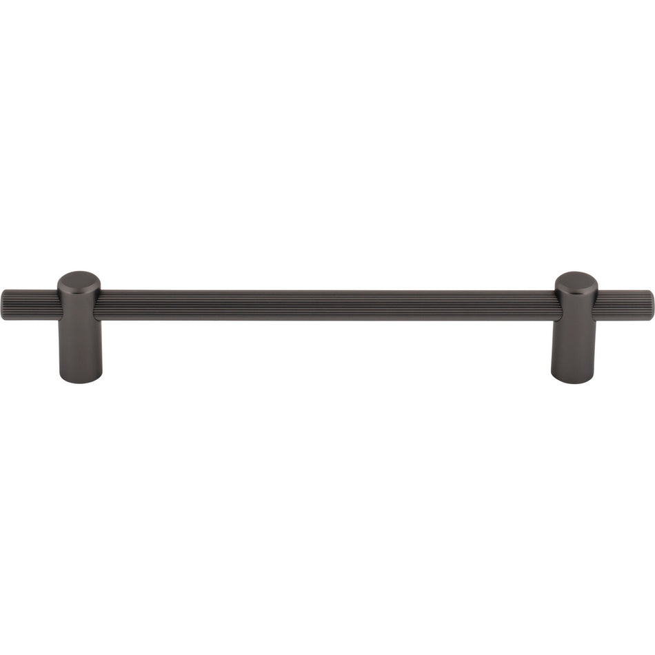 Top Knobs TK3254AG: 6-5/16" cc Dempsey Bar Cabinet Pull - Ash Grey