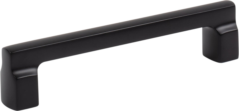 Atlas A523-BL: 128mm cc Reeves Square Bar Cabinet Pull - Matte Black