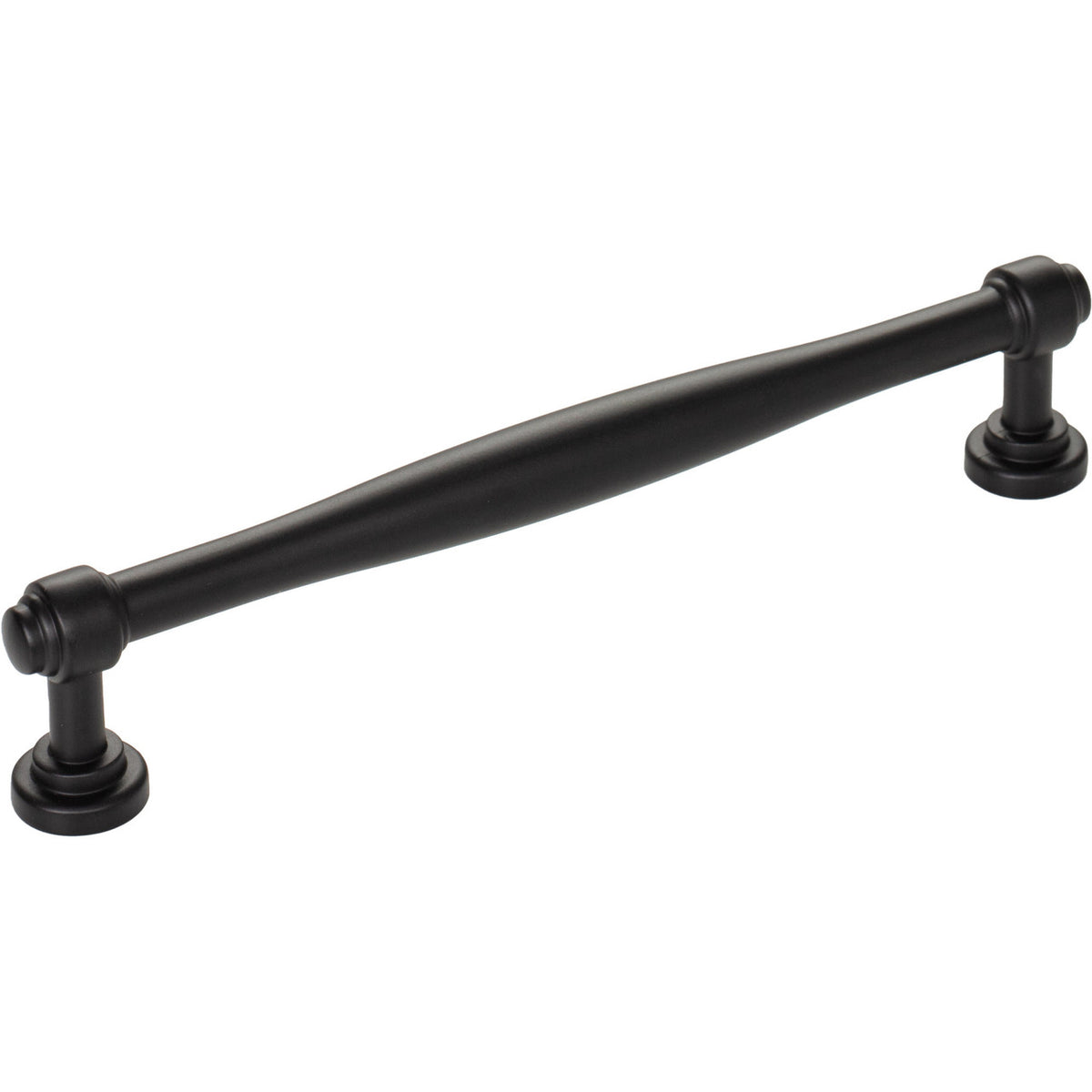 Top Knobs TK3073BLK: 6-5/16" cc Regent's Park Ulster Cabinet Pull - Flat Black