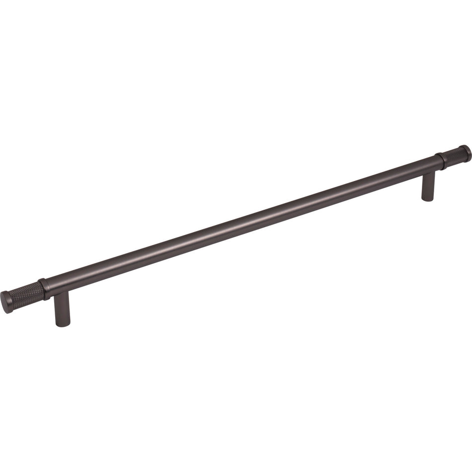 Top Knobs TK3237AG: 12" cc Burnham Bar Cabinet Pull - Ash Grey