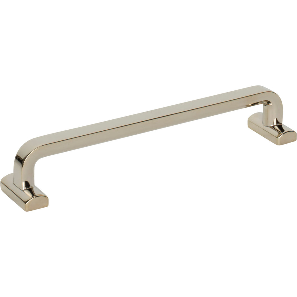 Top Knobs TK3164PN: 6-5/16" cc Harrison D-Handle Cabinet Pull - Polished Nickel