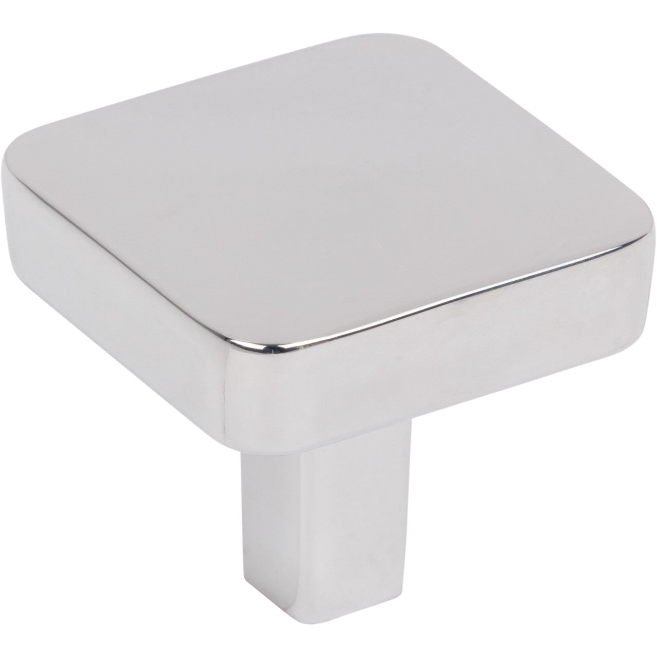 Jeffrey Alexander 905PC: 1-1/4" Whitlock Square Cabinet Knob - Polished Chrome