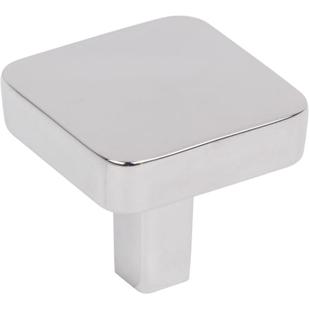 Jeffrey Alexander 905PC: 1-1/4" Whitlock Square Cabinet Knob - Polished Chrome