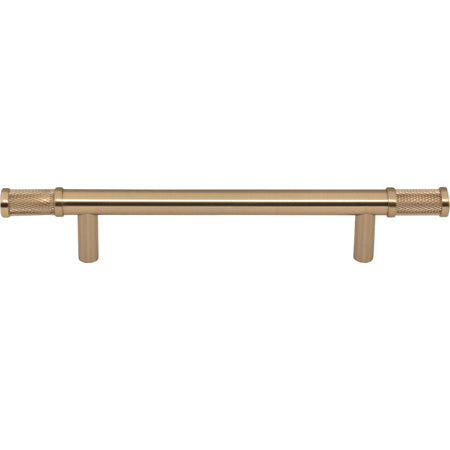 Top Knobs TK3233HB: 5-1/16" cc Burnham Bar Cabinet Pull - Honey Bronze