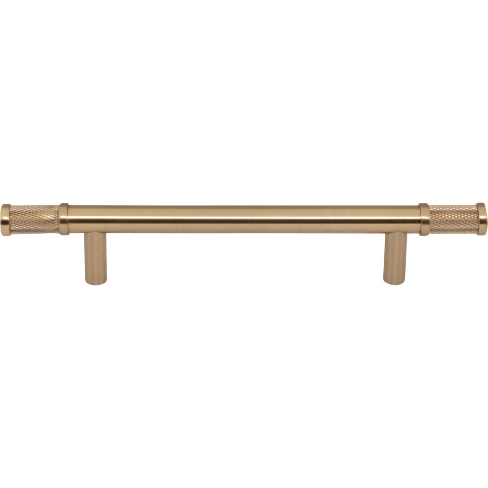 Top Knobs TK3233HB: 5-1/16" cc Burnham Bar Cabinet Pull - Honey Bronze