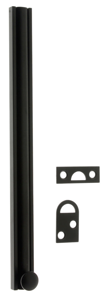 IDH Brass 11046-019: 6" Classic Surface Bolt - Matte Black