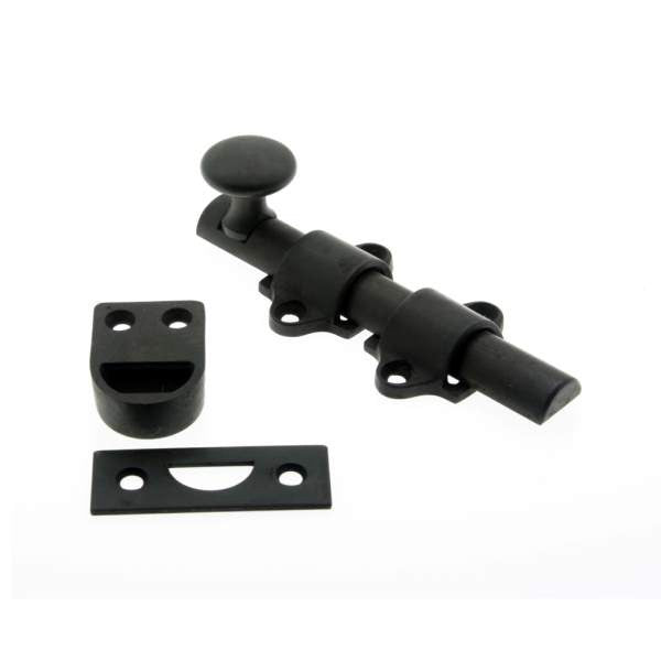 IDH Brass 11270-10B: 4-1/4" Solid Brass Dutch Door Bolt - Oil Rubbed Bronze