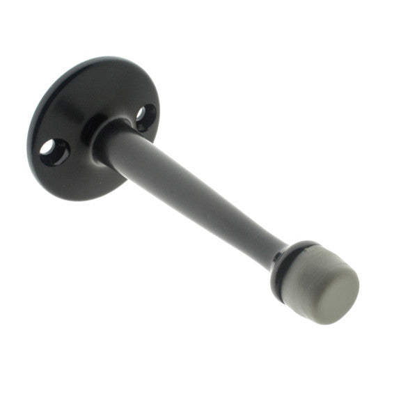 IDH Brass 13004-019: 3-3/4" Solid Brass Door Stop - Matte Black