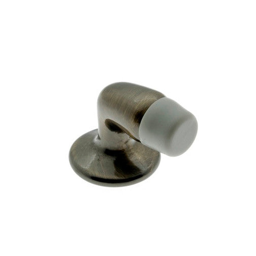 IDH Brass 13007-005: 1-3/8" Gooseneck Mini Door Stop - Antique Brass