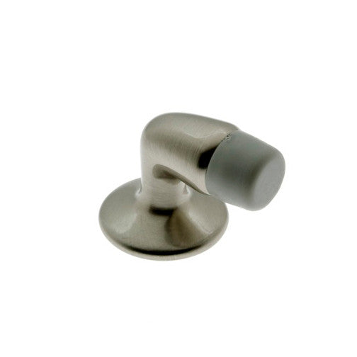 IDH Brass 13007-015: 1-3/8" Gooseneck Mini Door Stop - Satin Nickel