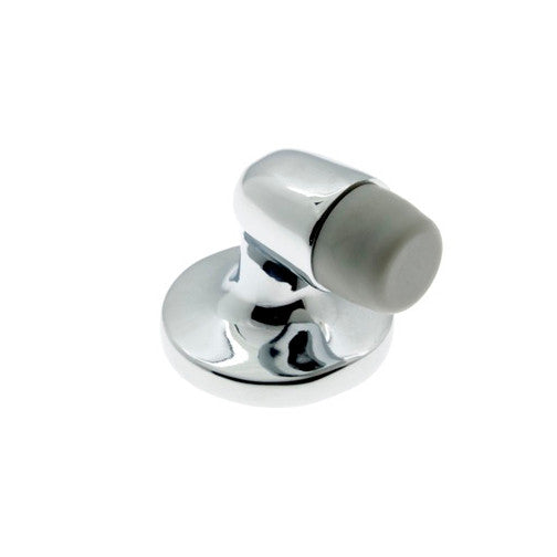 IDH Brass 13007-026: 1-3/8" Gooseneck Mini Door Stop - Polished Chrome