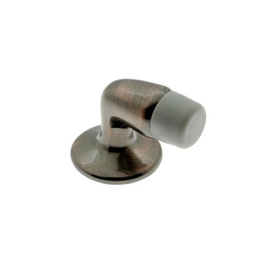 IDH Brass 13007-08A: 1-3/8" Gooseneck Mini Door Stop - Antique Copper