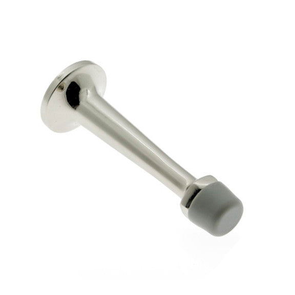 IDH Brass 13010-014: 3-1/4" Arrow Base Door Stop - Bright Nickel