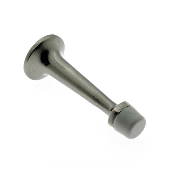 IDH Brass 13010-15A: 3-1/4" Arrow Base Door Stop - Antique Nickel
