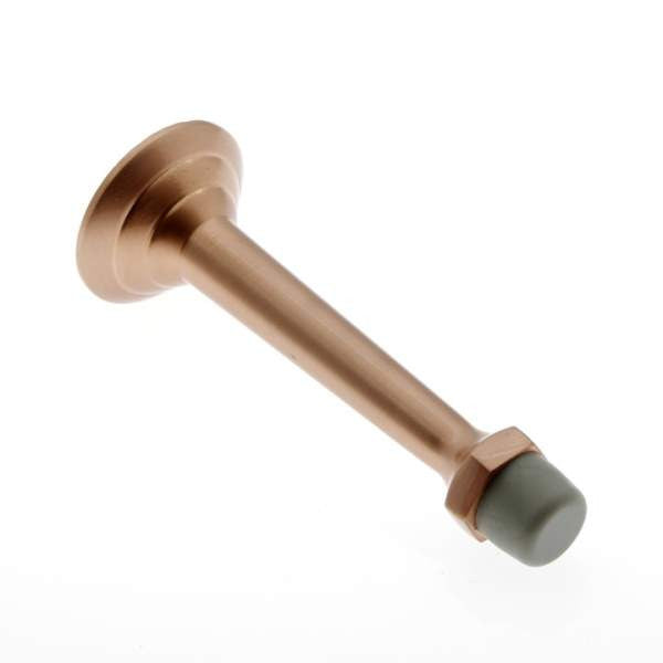 IDH Brass 13013-008: 3-3/4" Door Stop w/Fancy Base - Bright Copper