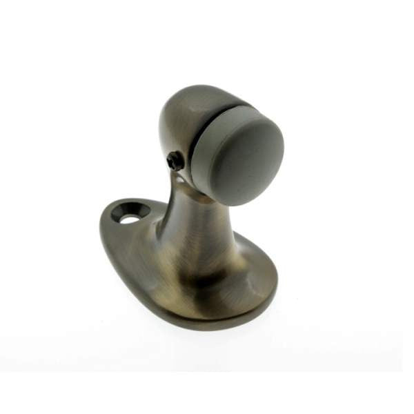 IDH Brass 13014-005: 2-7/8" Large Gooseneck Door Stop - Antique Brass