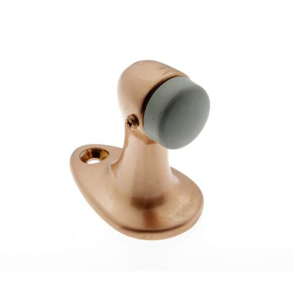 IDH Brass 13014-008: 2-7/8" Large Gooseneck Door Stop - Bright Copper