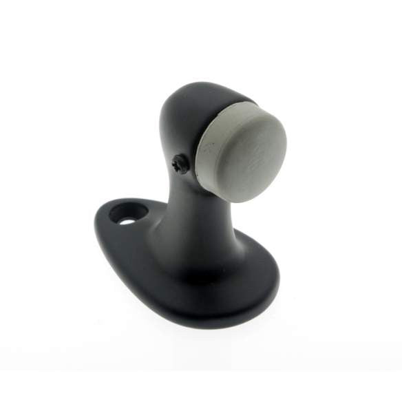 IDH Brass 13014-019: 2-7/8" Large Gooseneck Door Stop - Matte Black