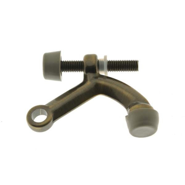 IDH Brass 13029-005: 2-1/2" Solid Brass Hinge Pin Door Stop - Antique Brass