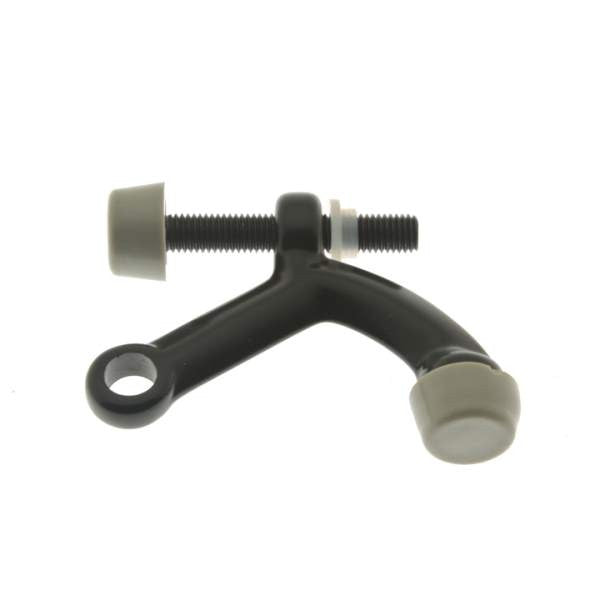 IDH Brass 13029-019: 2-1/2" Solid Brass Hinge Pin Door Stop - Matte Black