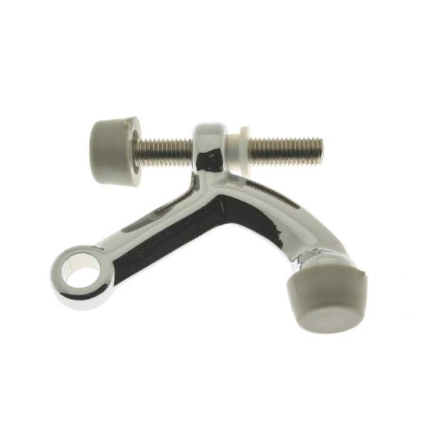 IDH Brass 13029-026: 2-1/2" Solid Brass Hinge Pin Door Stop - Polished Chrome