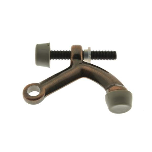 IDH Brass 13029-08A: 2-1/2" Solid Brass Hinge Pin Door Stop - Antique Copper