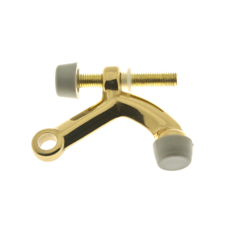 IDH Brass 13029-3NL: 2-1/2" Hinge Pin Door Stop - Polished Brass No Lacquer