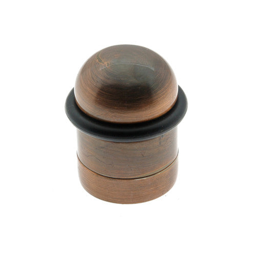 IDH Brass 13080-08A: 1-3/4" Bullet Door Stop - Antique Copper