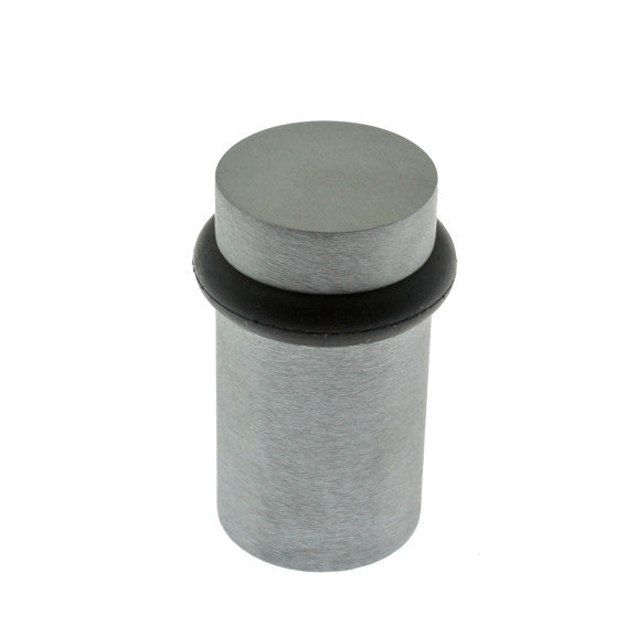 IDH Brass 13087-26D: 2-1/4" Flat Top Door Stop Ring Design - Satin Chrome