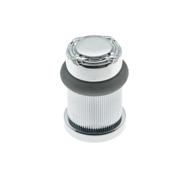 IDH Brass 13092-026: 2" Ribbon & Reed Door Stop - Polished Chrome