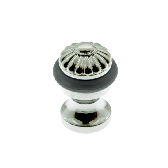 IDH Brass 13094-014: 2" Melon Bullet Door Stop - Bright Nickel