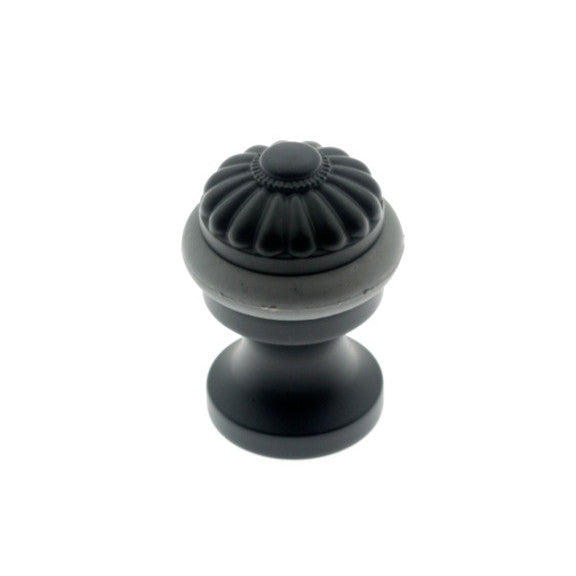 IDH Brass 13094-019: 2" Melon Bullet Door Stop - Matte Black