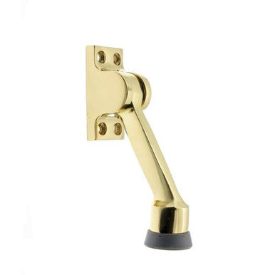 IDH Brass 13100-003: 4-1/2" Door Kick Stop - Polished Brass