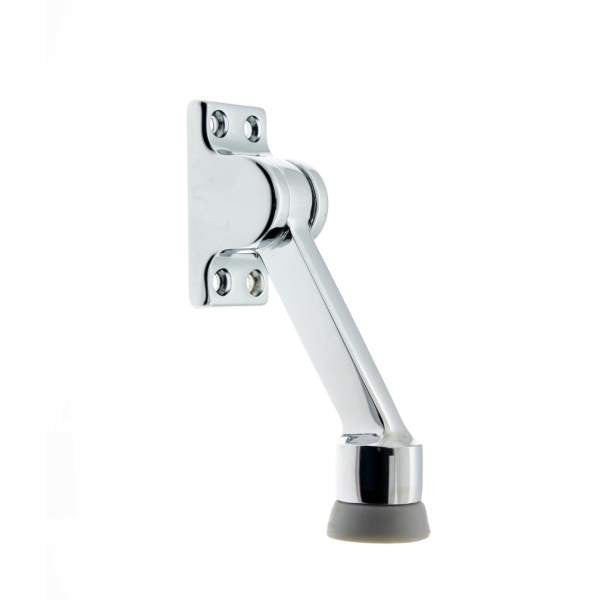 IDH Brass 13100-026: 4-1/2" Door Kick Stop - Polished Chrome