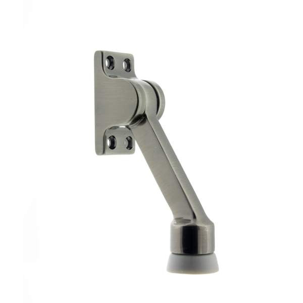 IDH Brass 13100-15A: 4-1/2" Door Kick Stop - Antique Nickel