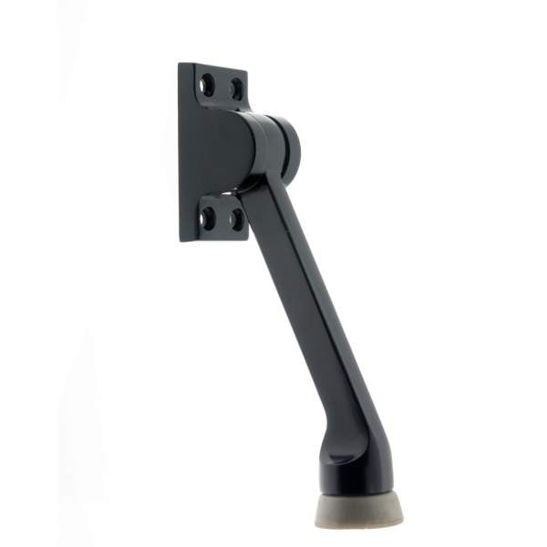 IDH Brass 13102-019: 5-1/2" Square Kickdown Door Stop - Matte Black
