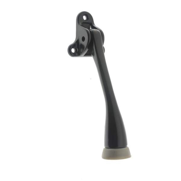 IDH Brass 13107-019: 5" Triangle Kickdown Door Stop - Matte Black
