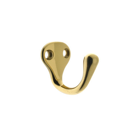 IDH Brass 17014-003: 1-3/8" Single Wall Hook - Polished Brass