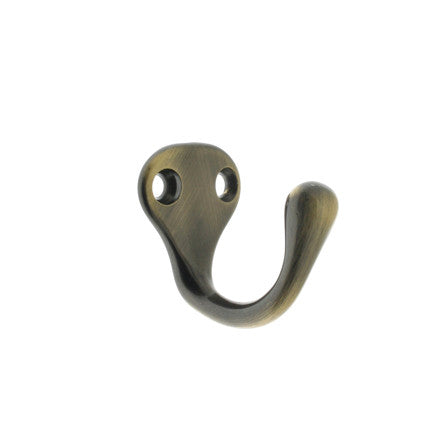 IDH Brass 17014-005: 1-3/8" Single Wall Hook - Antique Brass