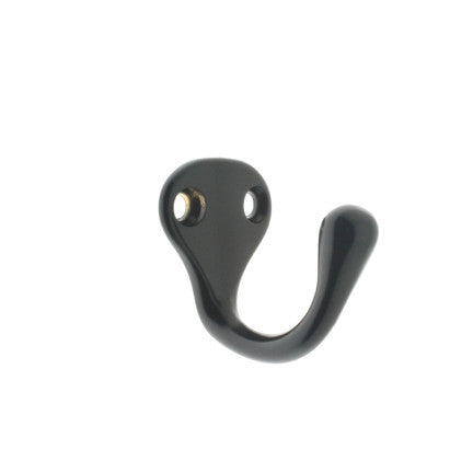 IDH Brass 17014-019: 1-3/8" Single Wall Hook - Matte Black
