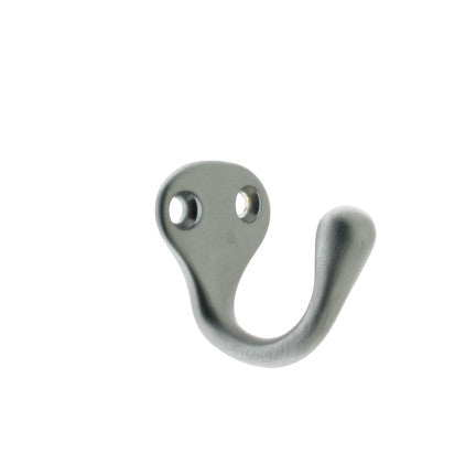 IDH Brass 17014-26D: 1-3/8" Single Wall Hook - Satin Chrome