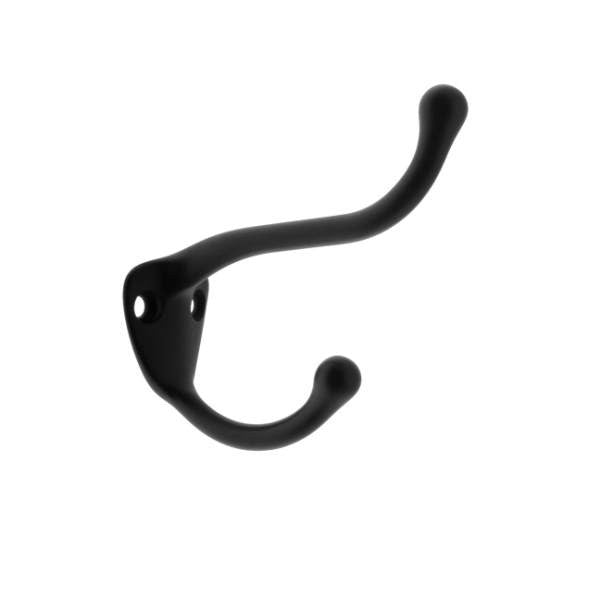 IDH Brass 17020-019: 2-3/4" Coat & Hat Hook - Matte Black