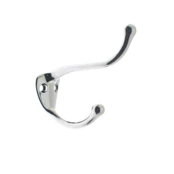 IDH Brass 17020-026: 2-3/4" Coat & Hat Hook - Polished Chrome