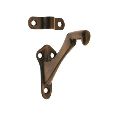 IDH Brass 18014-08A: 2-3/4" Hand Rail Bracket w/Tapered Base - Antique Copper