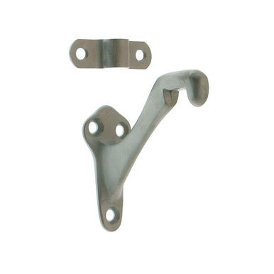 IDH Brass 18014-26D: 2-3/4" Hand Rail Bracket w/Tapered Base - Satin Chrome