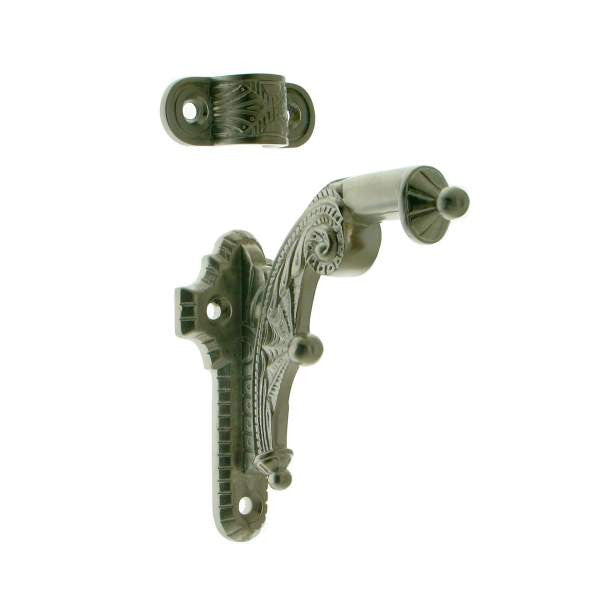 IDH Brass 18020-015: 4" Spider Web Design Hand Rail Bracket - Satin Nickel
