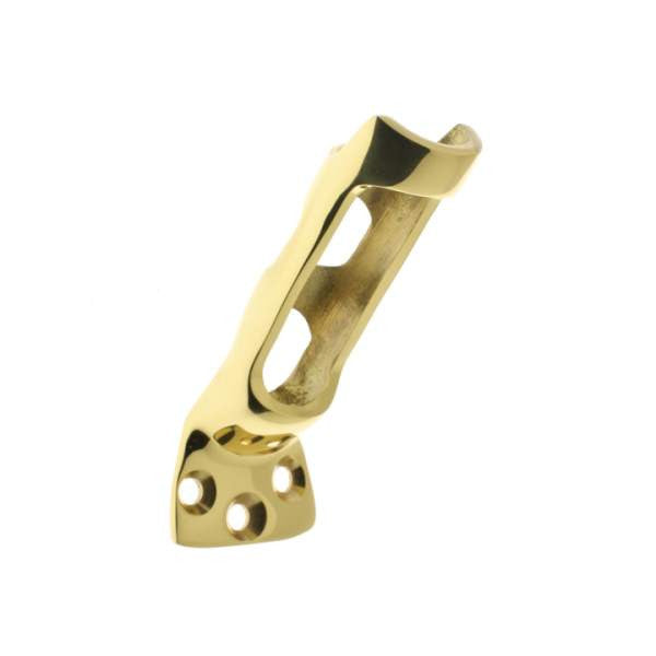 IDH Brass 18050-003: 4-3/4" Sturdy Flag Pole Holder - Polished Brass