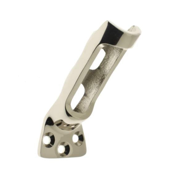 IDH Brass 18050-014: 4-3/4" Sturdy Flag Pole Holder - Bright Nickel