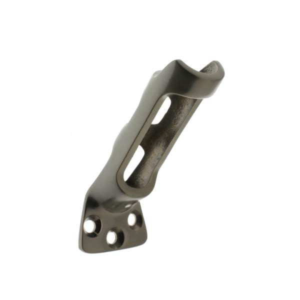 IDH Brass 18050-15A: 4-3/4" Sturdy Flag Pole Holder - Antique Nickel